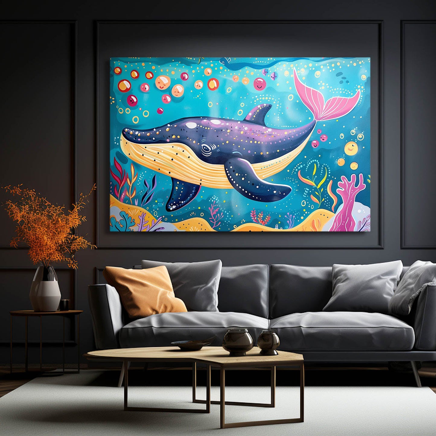 Wall Art Whale Nursery