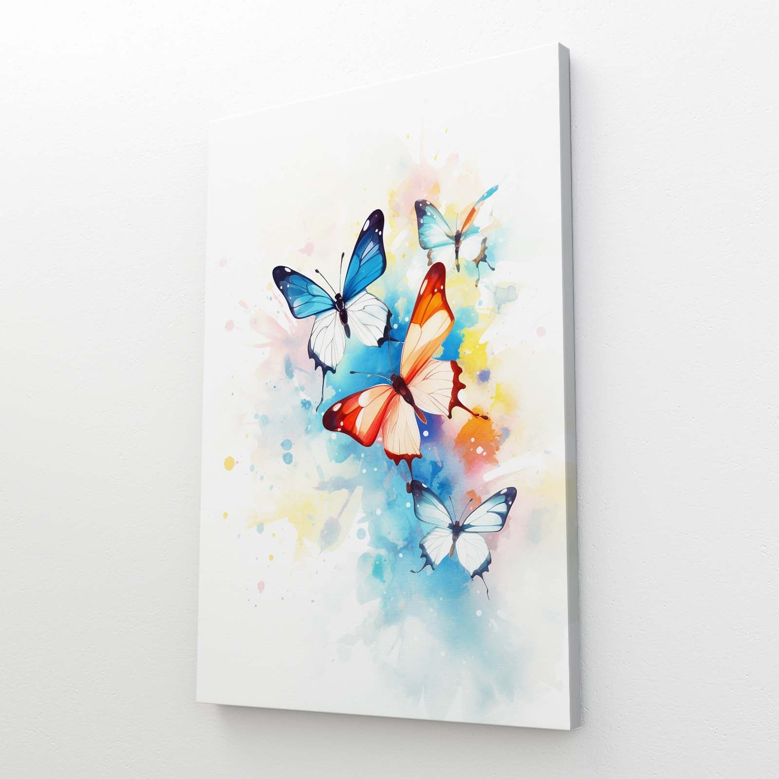 Color Splash Butterfly Wall Art