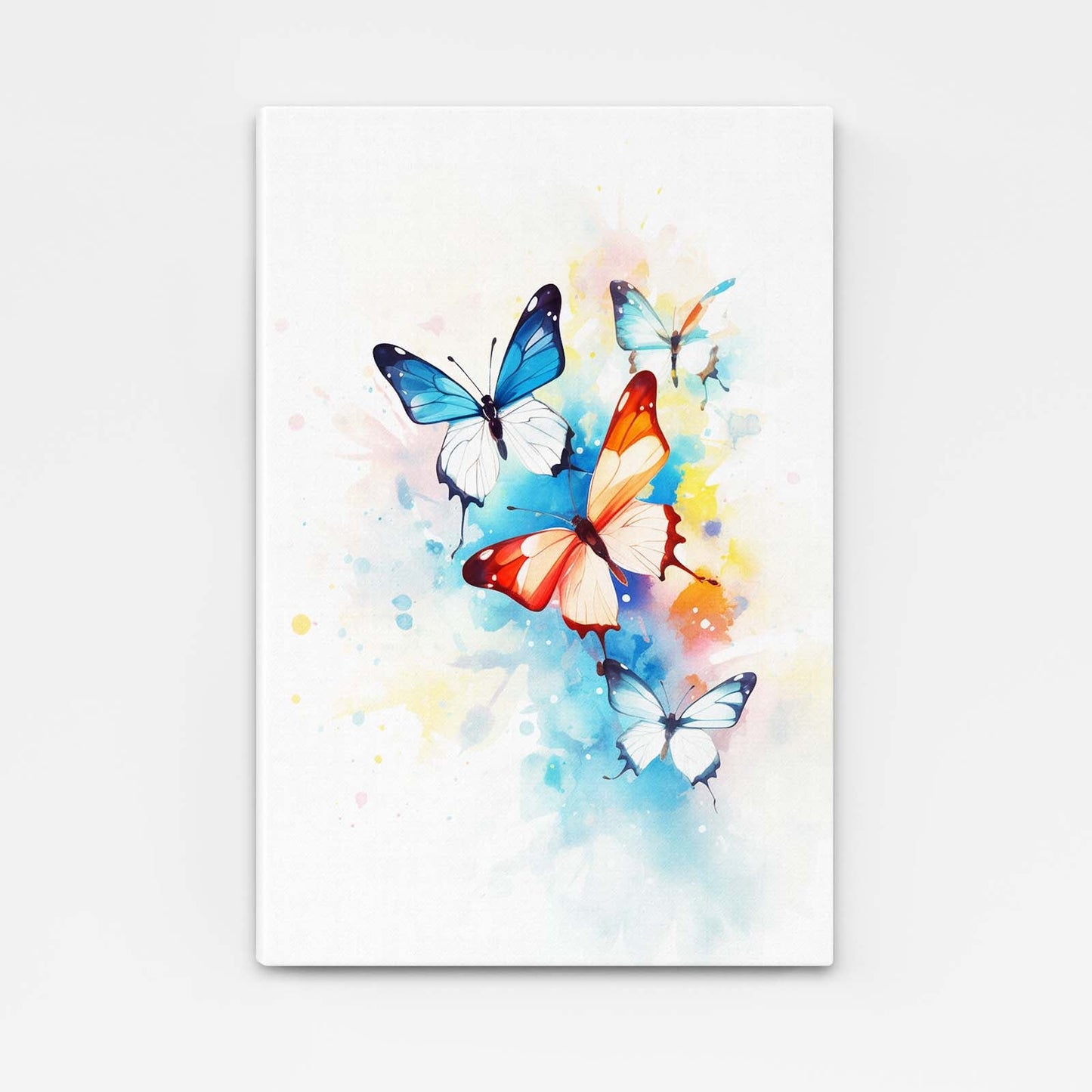 Color Splash Butterfly Wall Art