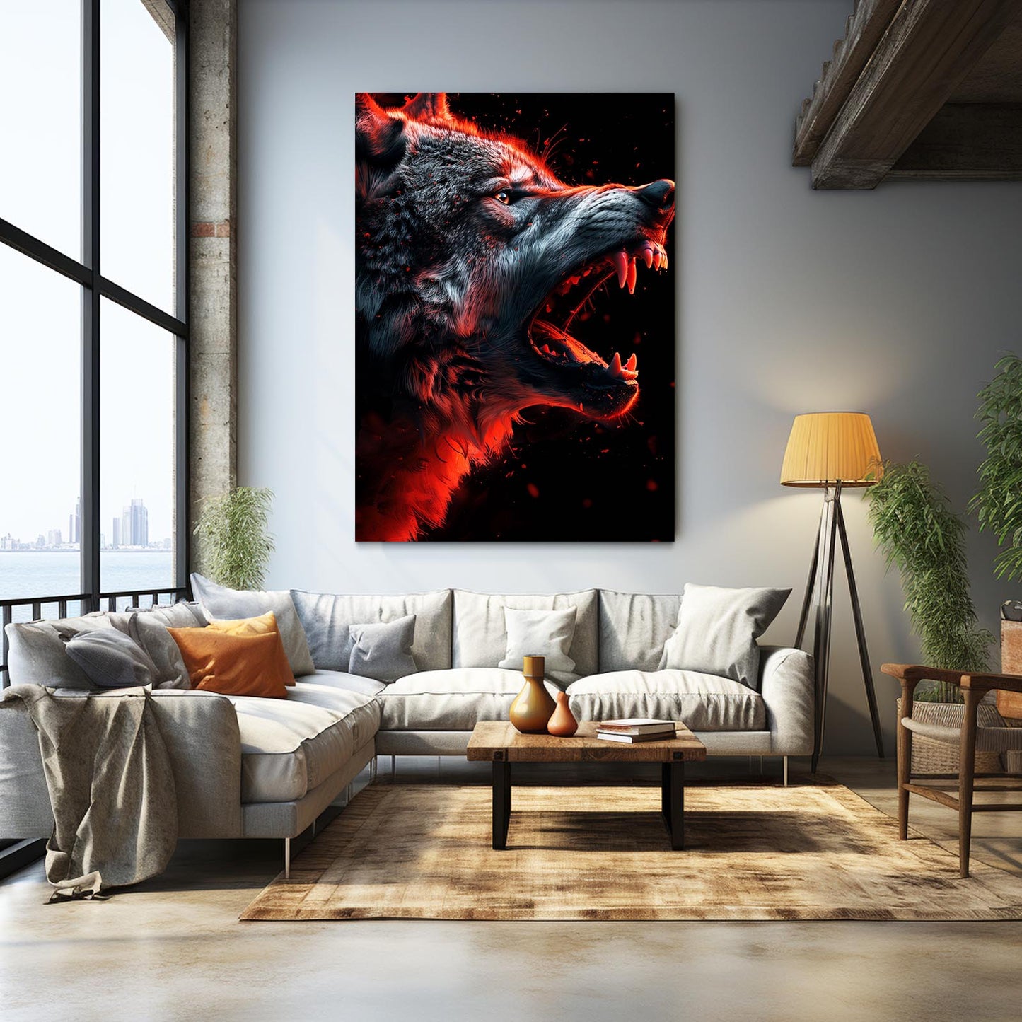 Warrior Wolf Art