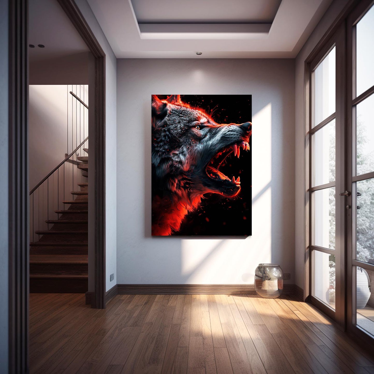 Warrior Wolf Art