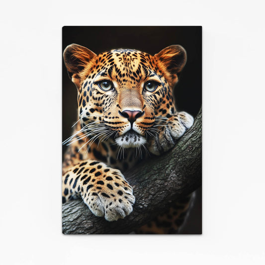 Watchful Blue Eyes Leopard Wall Decor – watchful blue eyes leopard canvas print