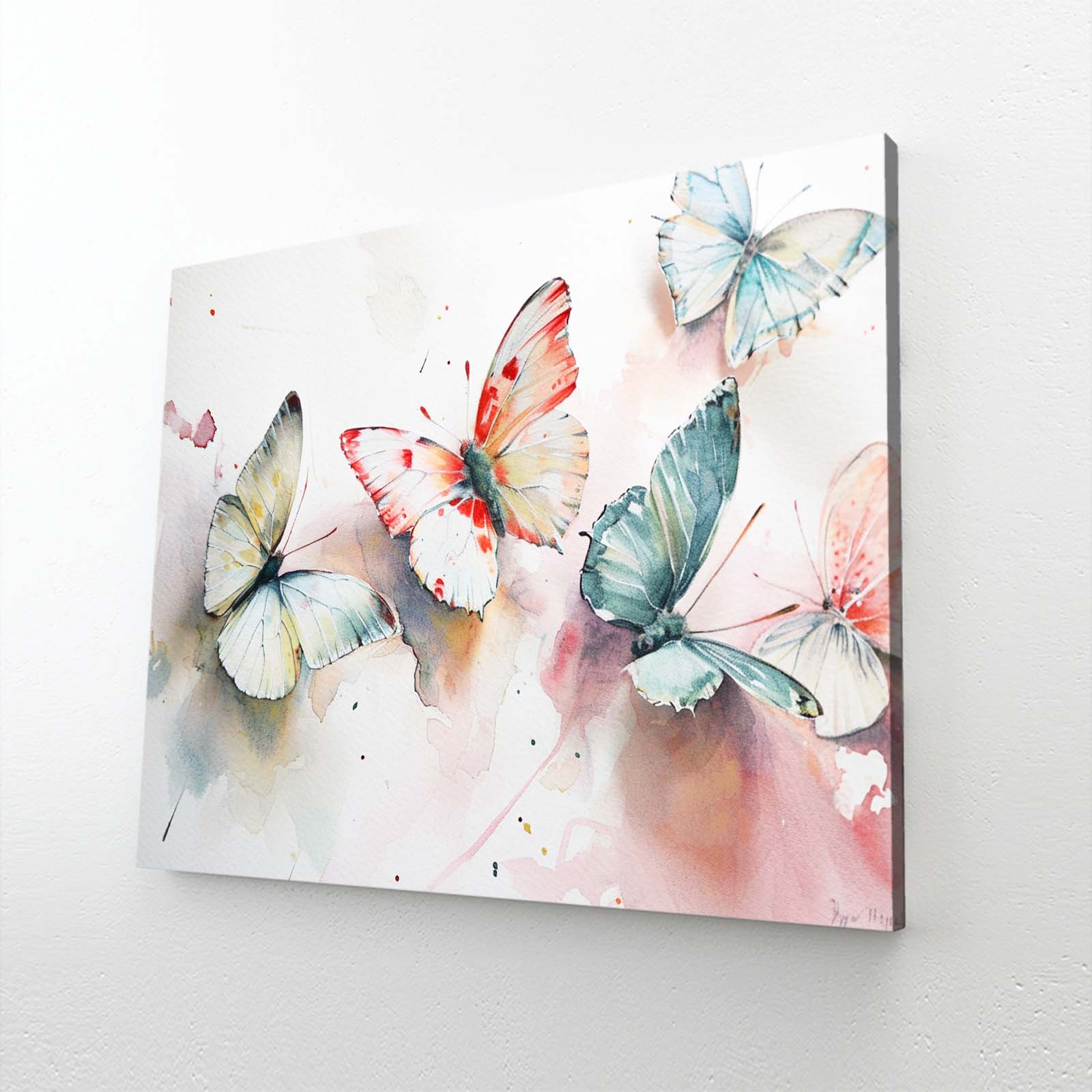 Watercolor Butterfly Wall Art