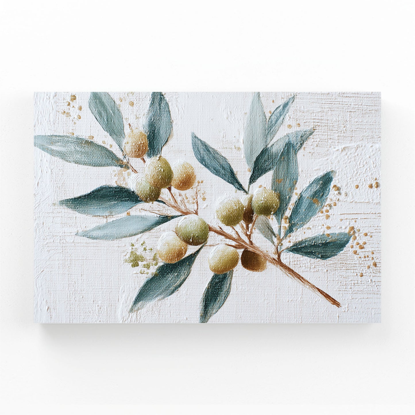 Watercolor Olive Branch Fruit Prints – watercolor olive branch fruit canvas print