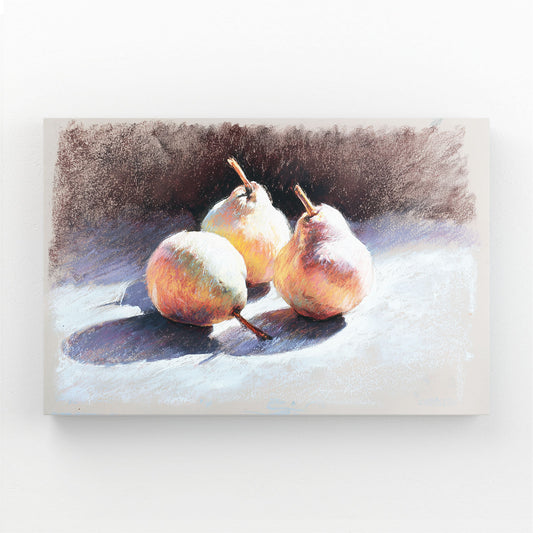Watercolor Pear Still Fruit Prints – watercolor pear still fruit canvas print