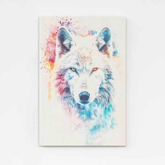 Watercolor Wolf Art