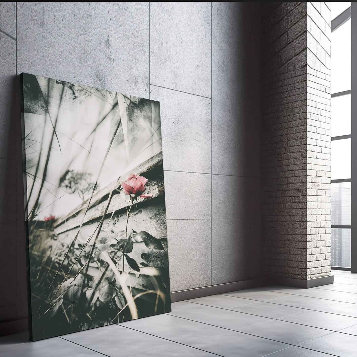 Weathered Rose Photography Print – canvas print, view 5