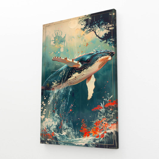 Whale Art Japanese