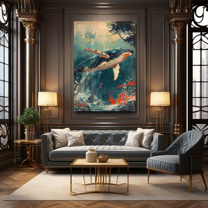 Whale Art Japanese