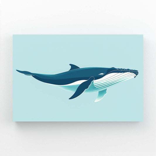 Whale Art Minimalist