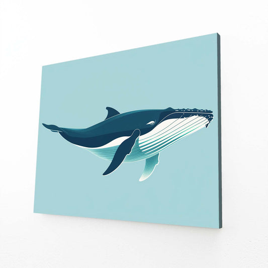 Whale Art Minimalist