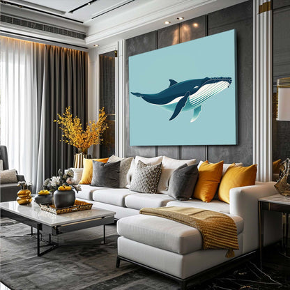 Whale Art Minimalist