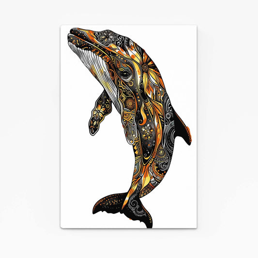 Whale Art Tribal