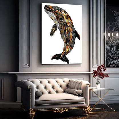 Whale Art Tribal