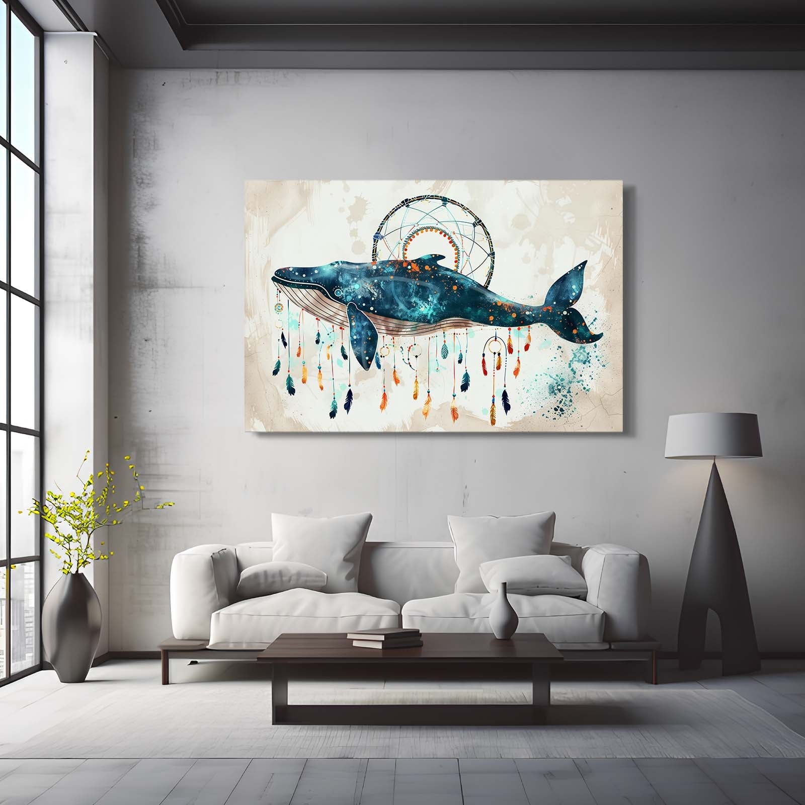 Whale Dreamcatcher Art