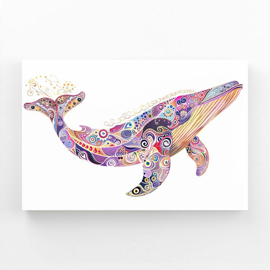 Whale Mosaic Art