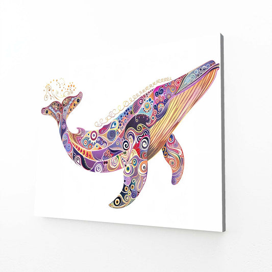 Whale Mosaic Art