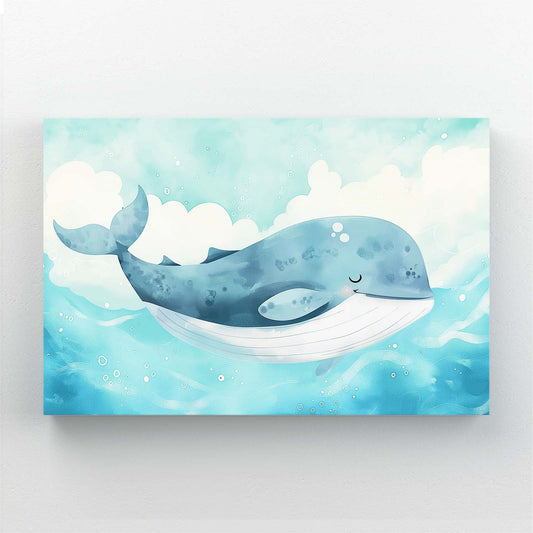 Whale Nursery Wall Art