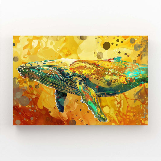 Whale Print Art