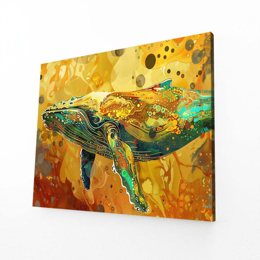 Whale Print Art