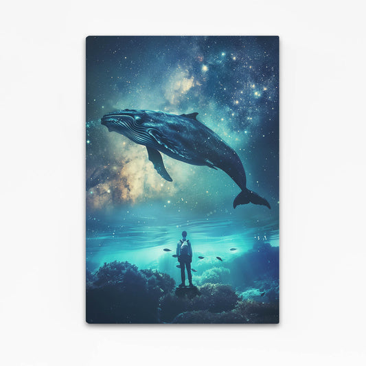 Whale Space Art
