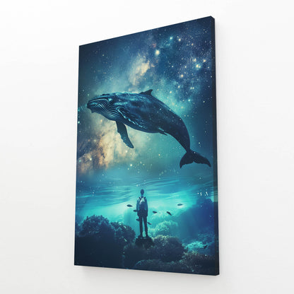 Whale Space Art