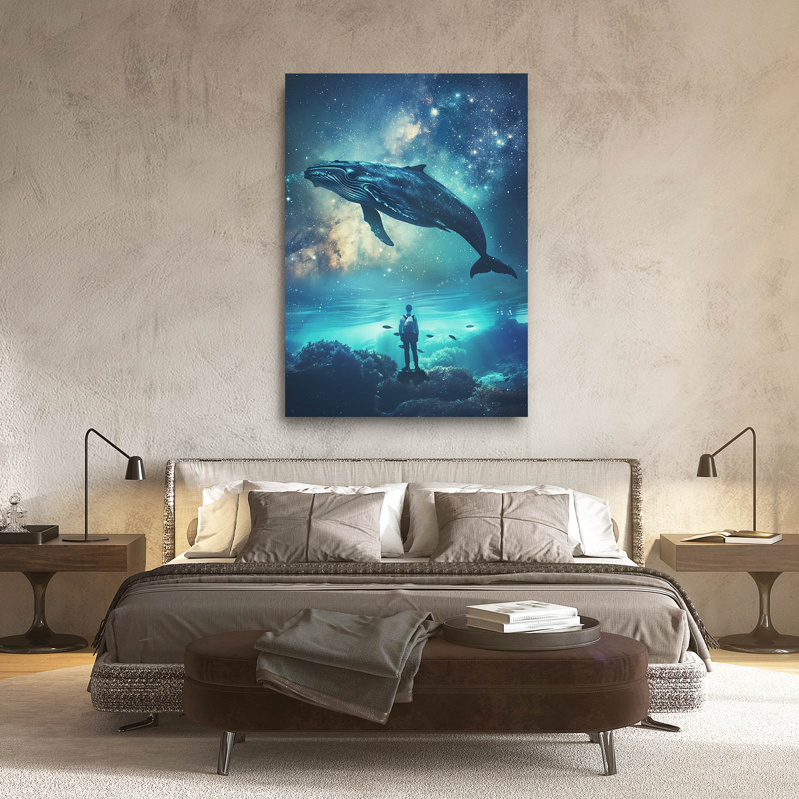 Whale Space Art