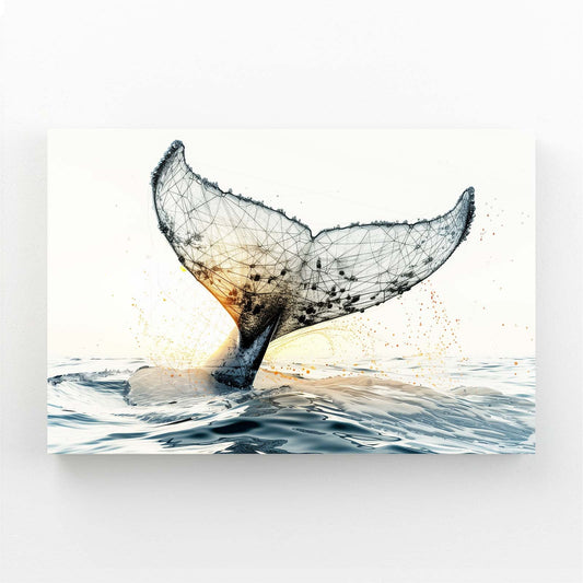 Whale Tail Art Print