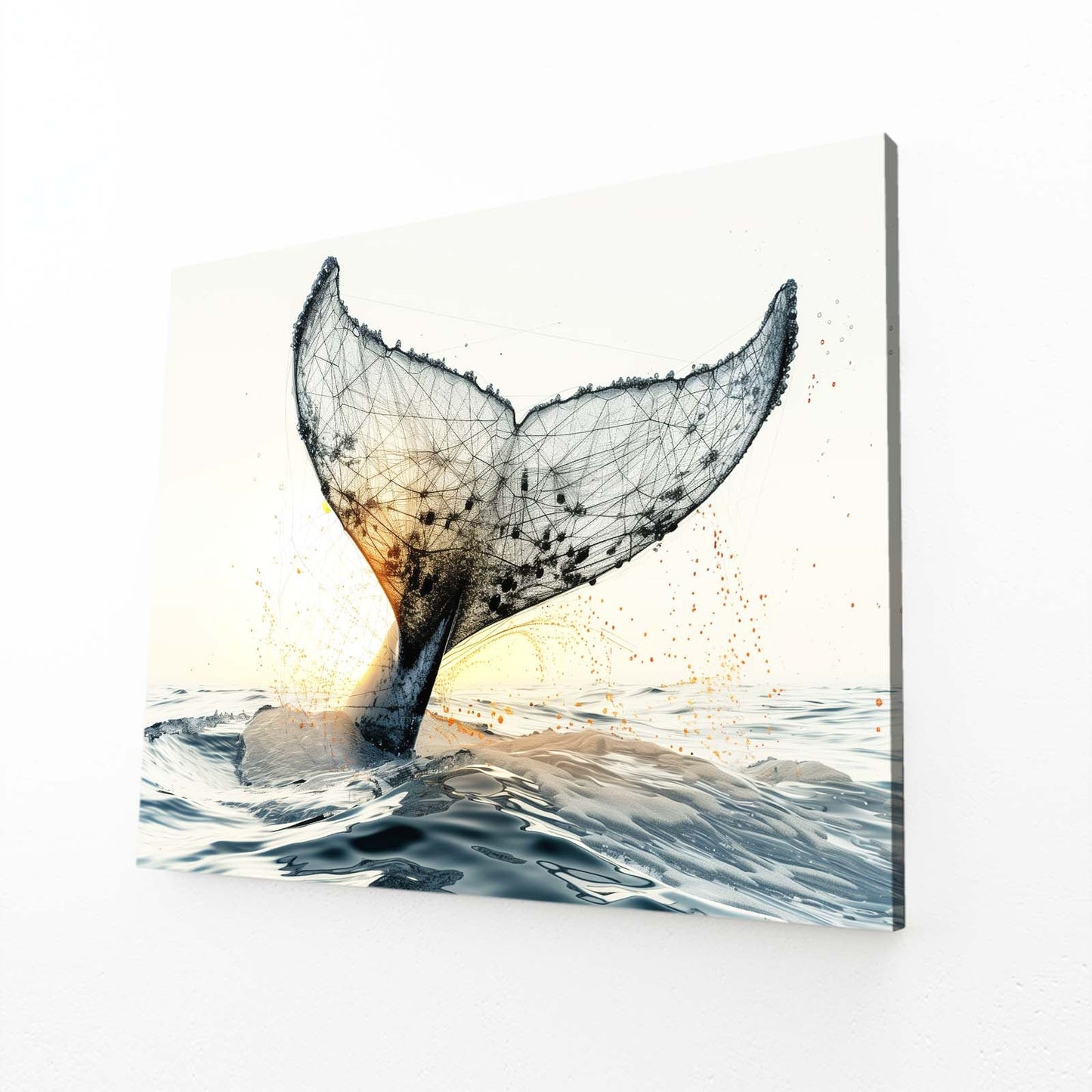 Whale Tail Art Print