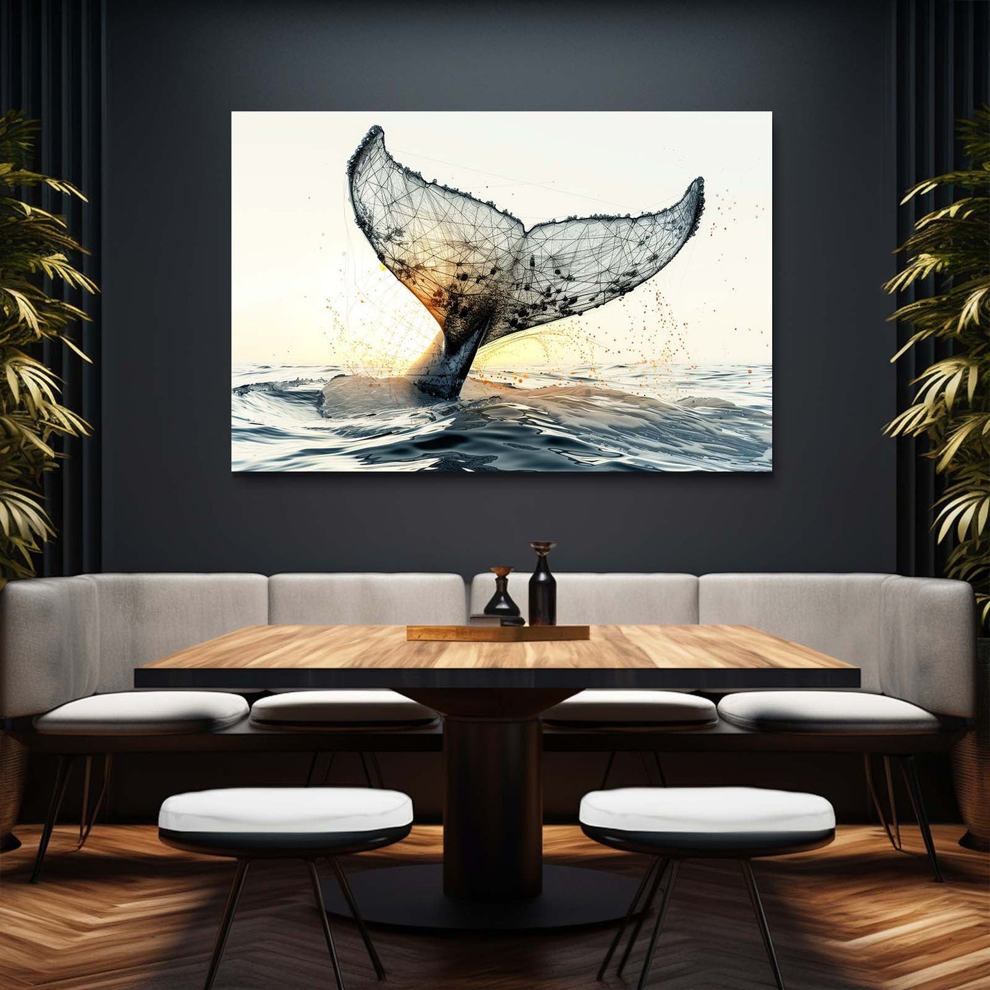 Whale Tail Art Print