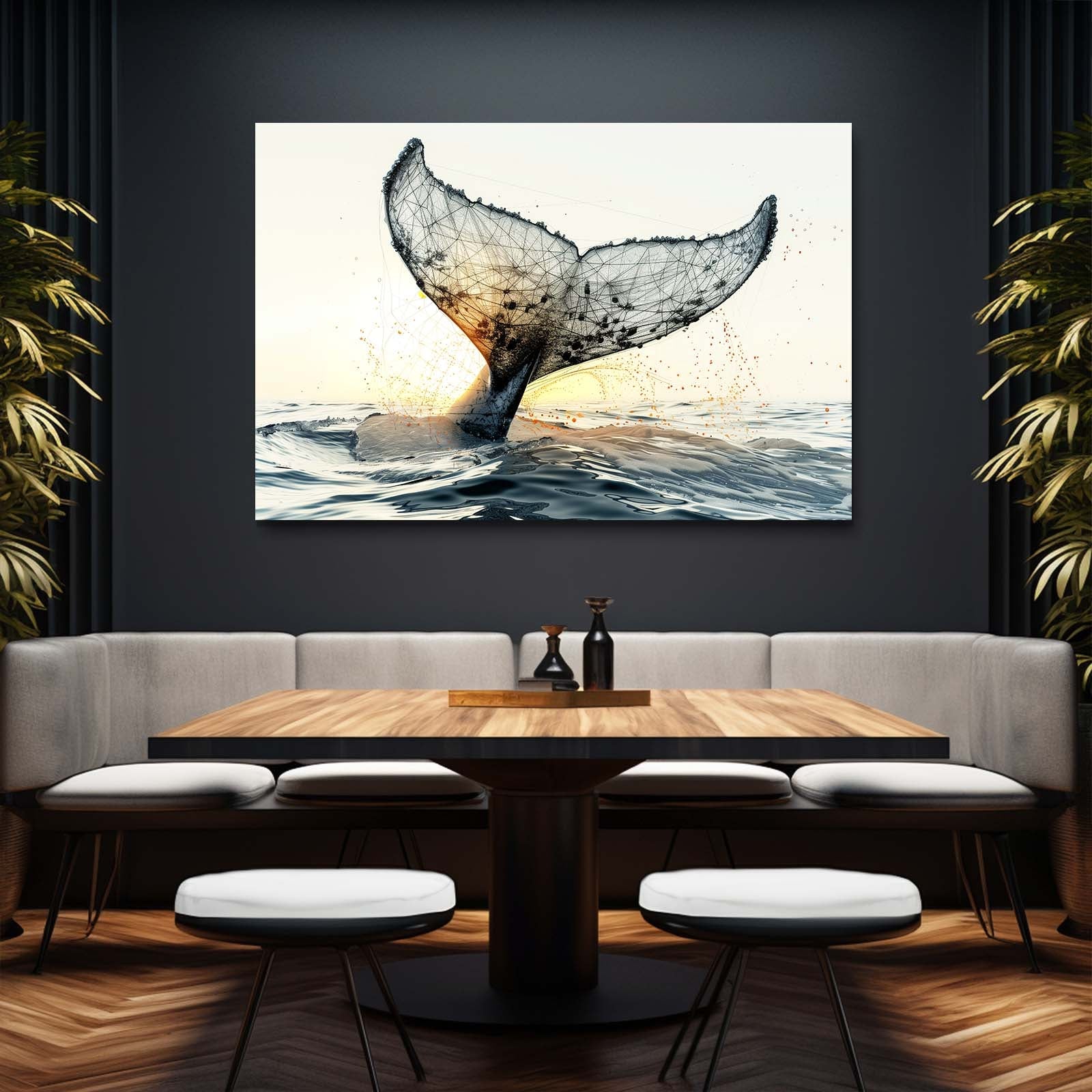 Whale Tail Art Print