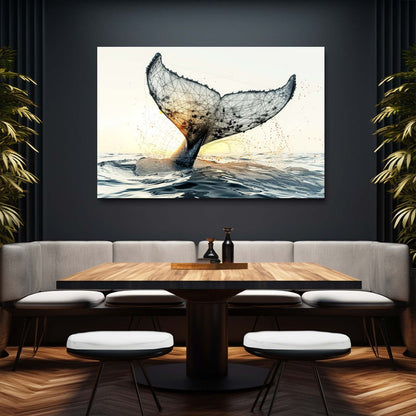 Whale Tail Art Print
