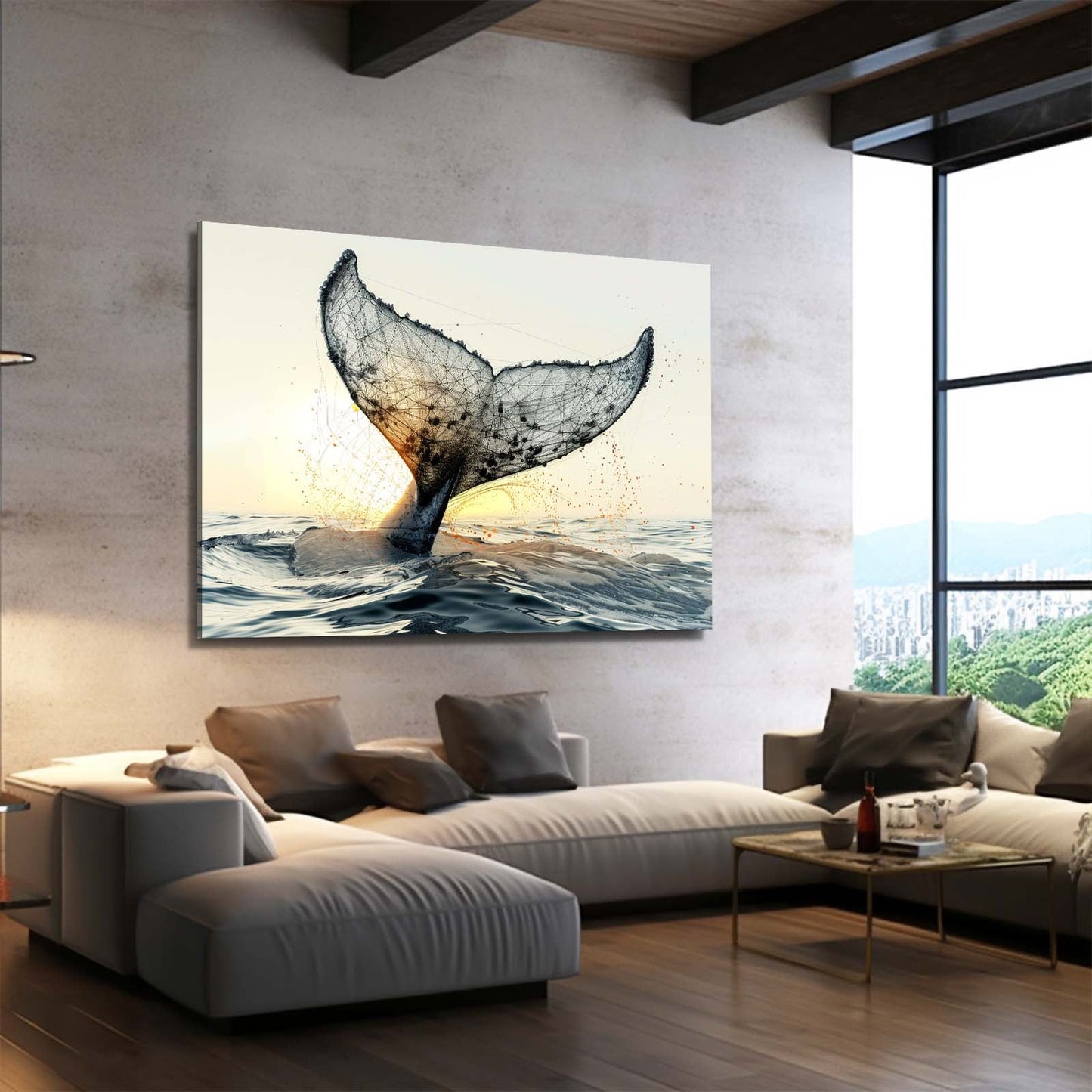 Whale Tail Art Print