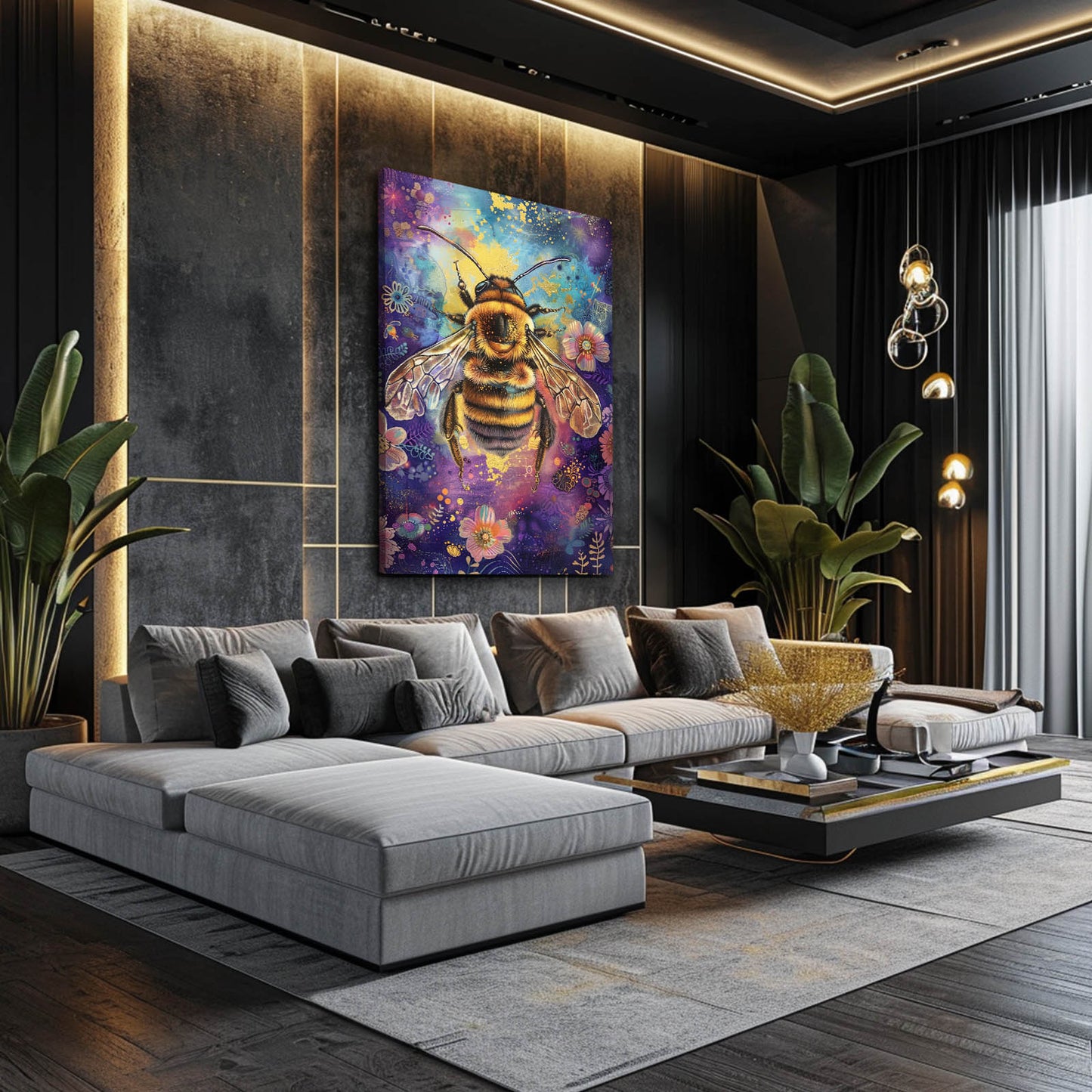 Whimsical Bee Art