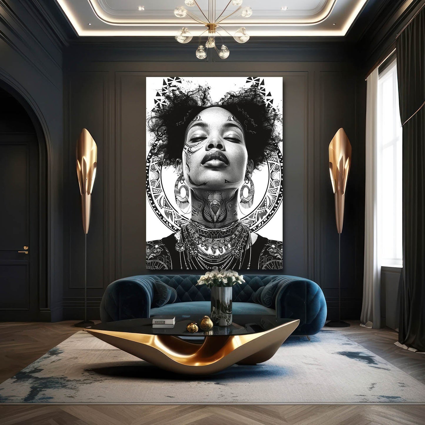 White African Wall Art