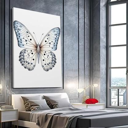 White Butterfly Wall Art
