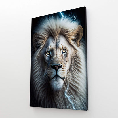 White Lion Canvas