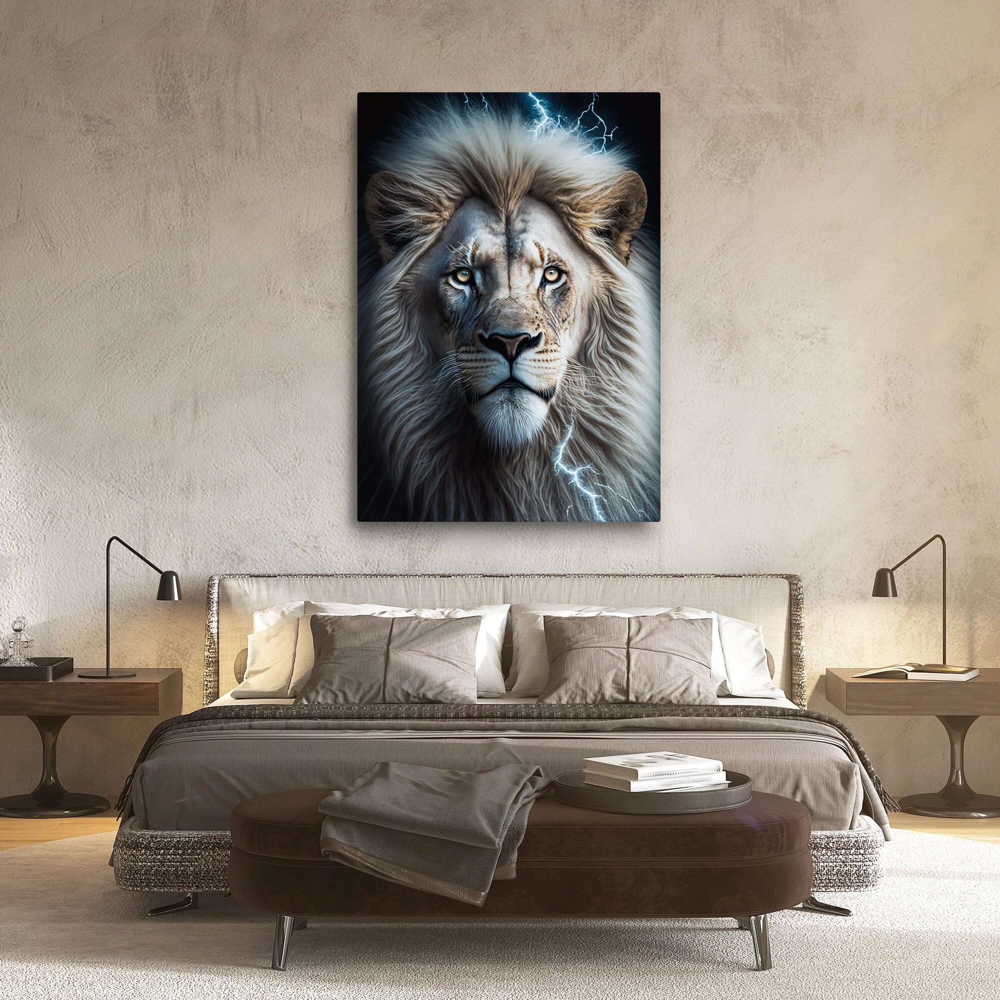 White Lion Canvas