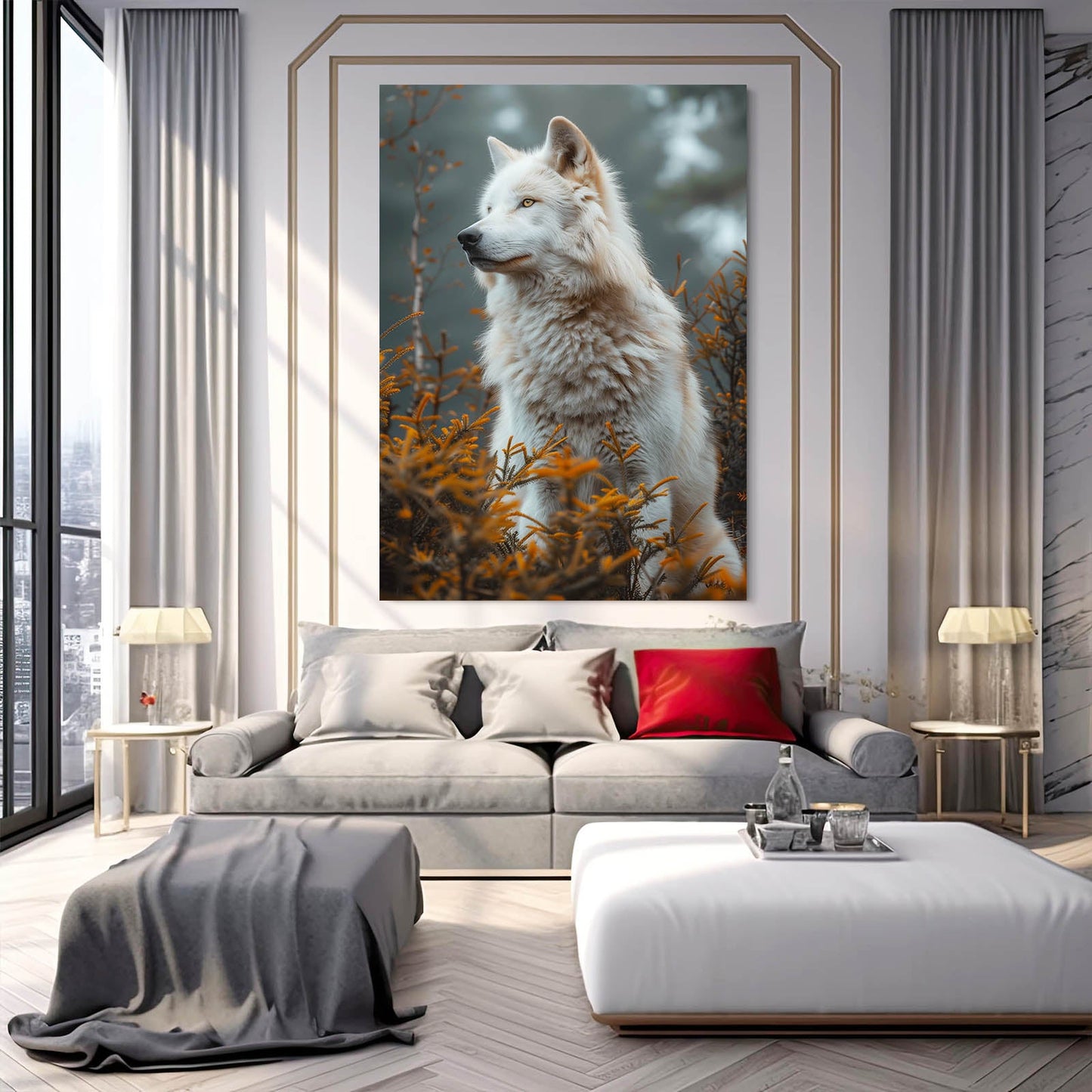 White Wolf Canvas