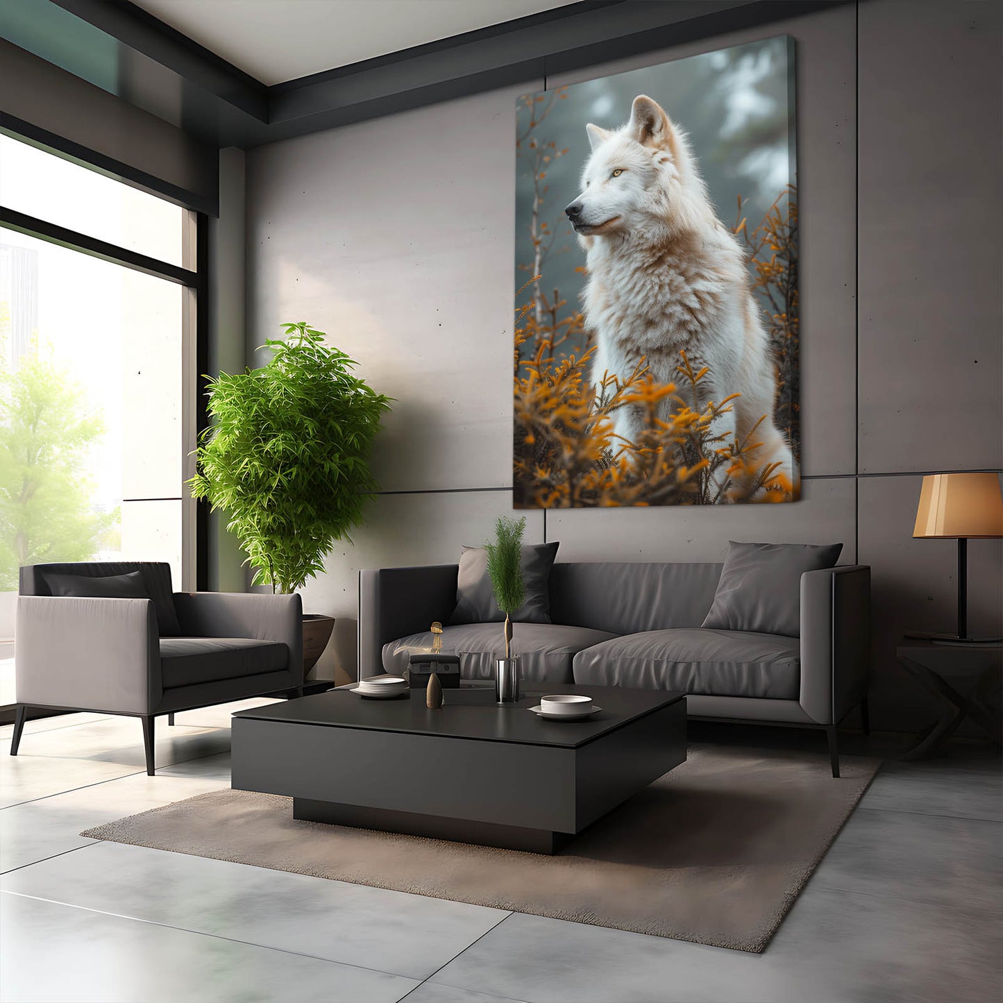White Wolf Canvas