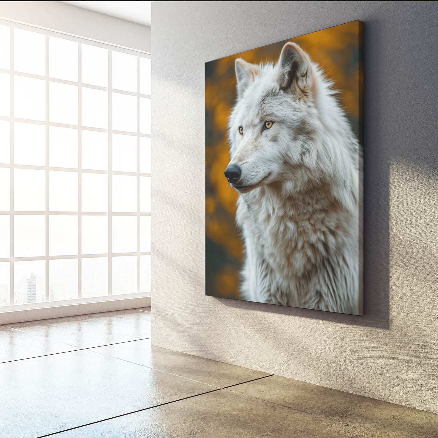 White Wolf Wall Art