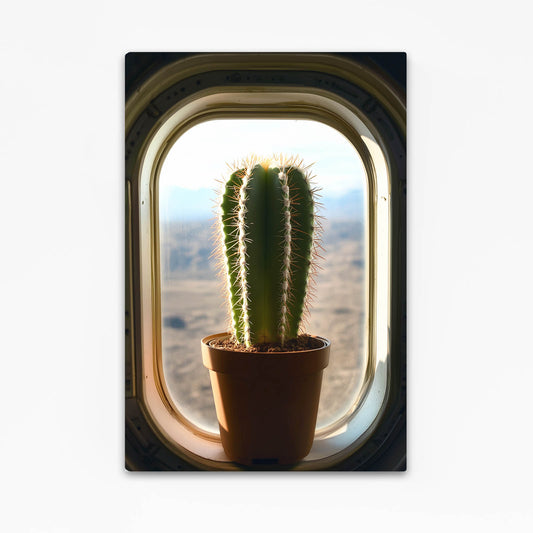 Window Seat Pot Cactus Wall Art – window seat pot cactus canvas print