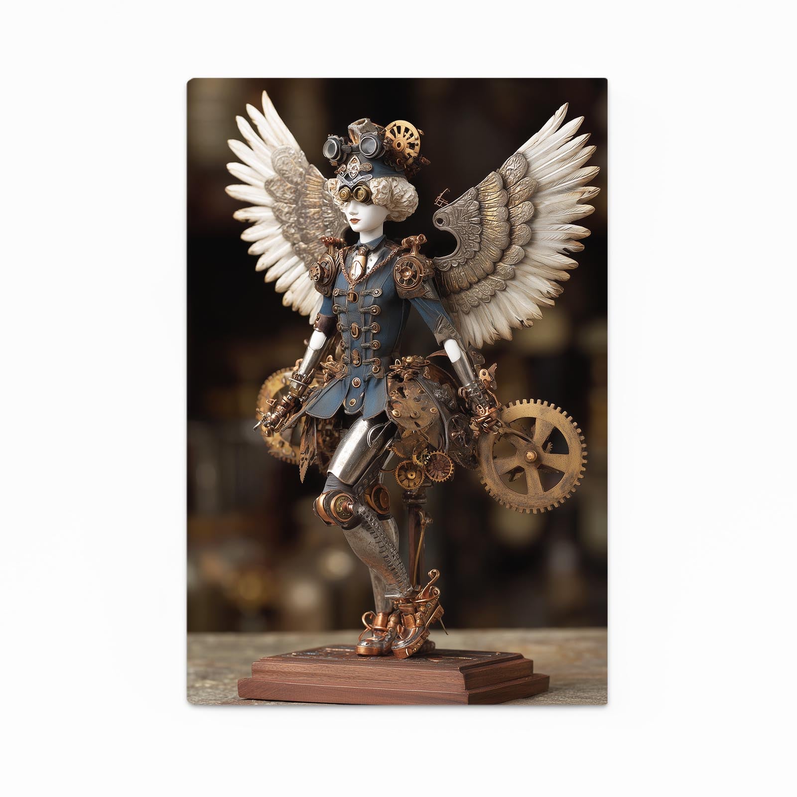 Winged Toy Bear Steampunk Prints – winged toy bear steampunk canvas print