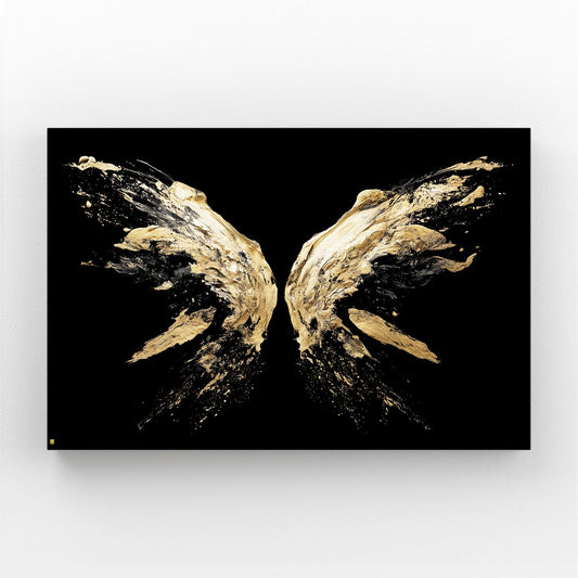 Wingspan Gold Burst Prints – wingspan gold burst gold canvas print