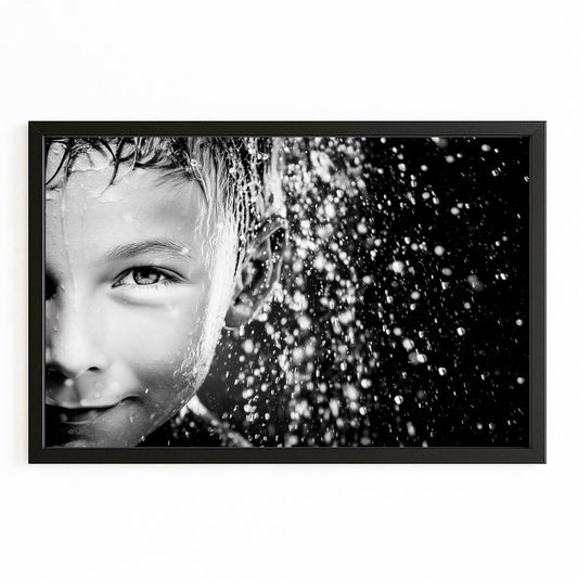 Winter Freckles Photography Canvas – canvas print on white background