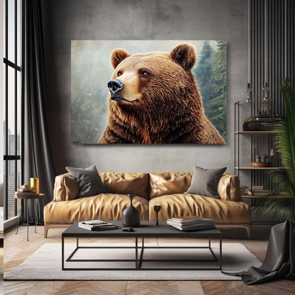 Winter Gaze Bear Art