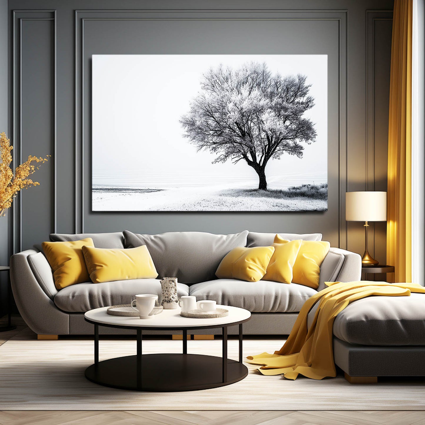 Winter Tree Photography Print – canvas print, view 4
