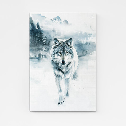 Winter Wolf Attack Art