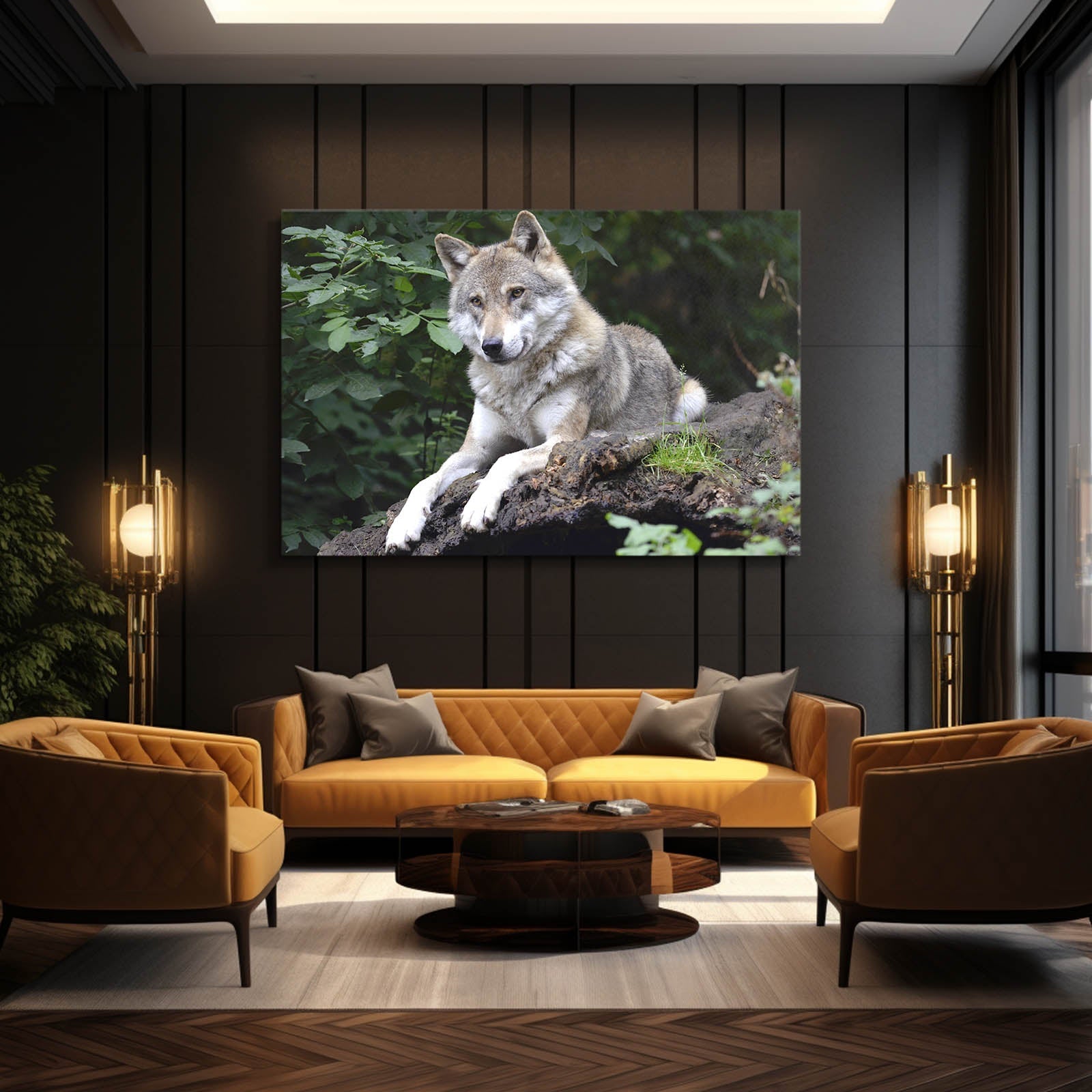 Wolf And Nature Wall Art