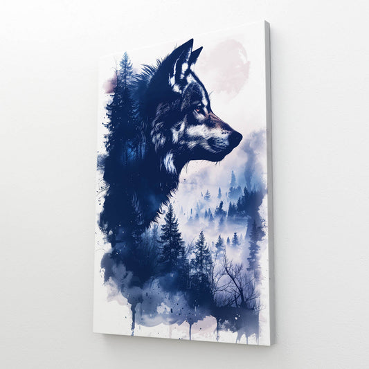 Wolf Art Blue